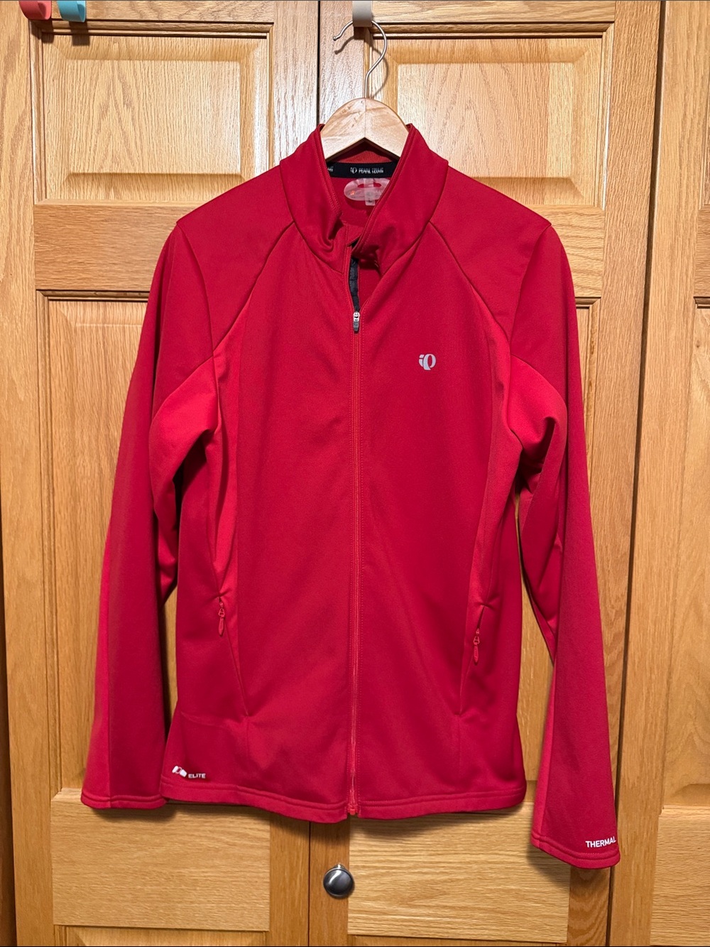 Pearl Izumi Red Women's Zip-Front Cycling Jacket size large
